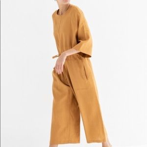 No. 6 Mustard Wide Leg Jumpsuit